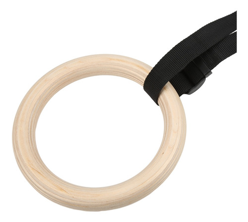 Anillos Para Ejercicios De Dominadas, 1 Par, De Madera, Ajus