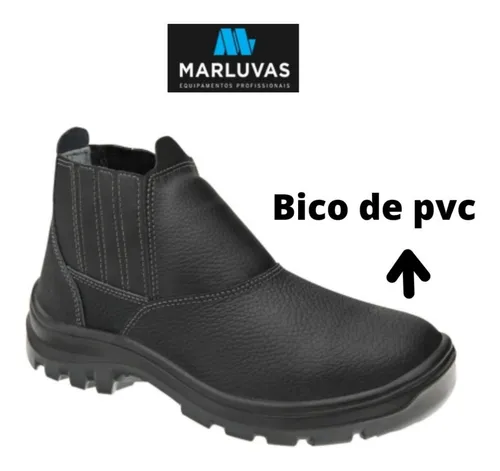 Bota Botina De Seguran a Masculina Marluvas Com Bico Pvc Epi