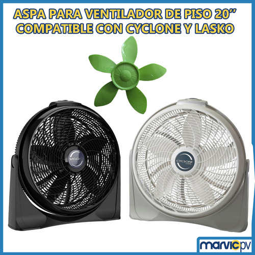 Aspas Para Ventilador De 20 Piso Sirve A Lasko Cyclone