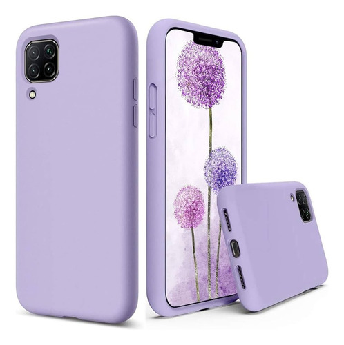 Funda Case Para Huawei P40 Lite Soft Feeling Antishock Lila