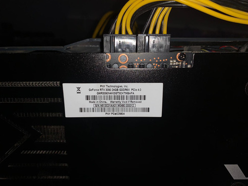 Rig Mineria Poco Uso - 4 Placas Rtx 3090 - 500 Mh/s