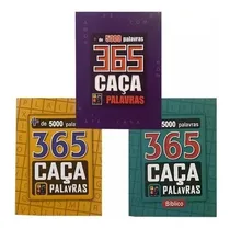 Comprar Kit 3 Livros Passatempos 365 Caça Palavras + De 1095 Jogos - Letras Grandes Jogos Passatempos Caça Palavras 365