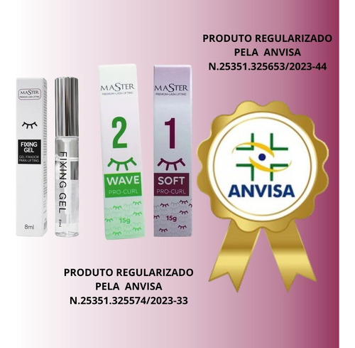 Kit Master Passos 1 E 2 Brow Lamination Lash +fixing Gel