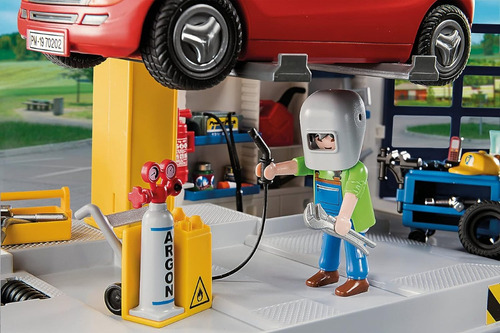 Taller De Reparación De Automóviles Playmobil 70202 153 Pzas