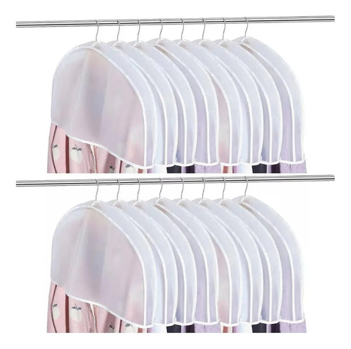 16pcs Fundas Hombro Para Ropa Protectores De Ropa Antipolvo