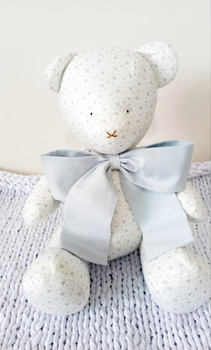 Imagem 6 de 7 de Urso Ursinho Peti Petá Veludinho Estampado 30cm