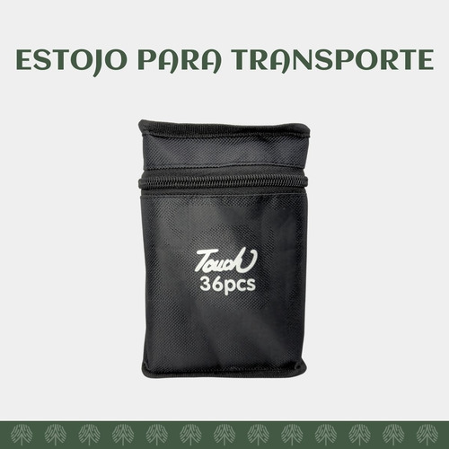 De Conjunto De Canetas Marcador Permanente Ponta Dupla 36