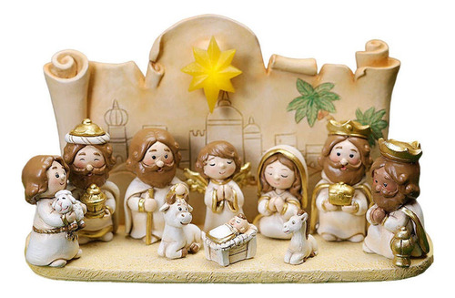 Figuras De Escultura Del Niño Jesús Con Base Con Base