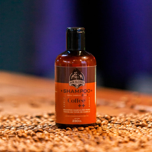Kit Balm Para Barba E Shampoo Para Cabelo Coffee Don Alcides