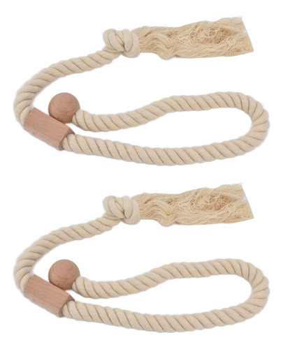 Cuerda De Cortina 2pcs Tieback Cordón Magnético De Sujeción