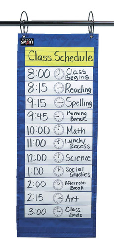 Classroom Schedule   Chart 2 1/2 X 7/8 X 1/2 In - Gráf...