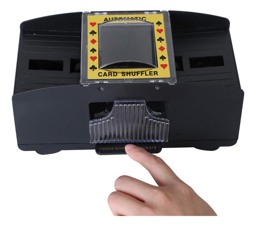 Barajador Eléctrico Automático De Cartas Para 1 A 2 Barajas