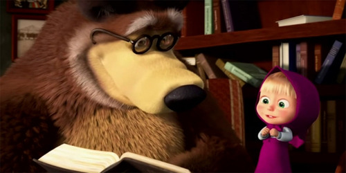 Masha Y El Oso El Doble De Diversión Dvd Latino/ingles