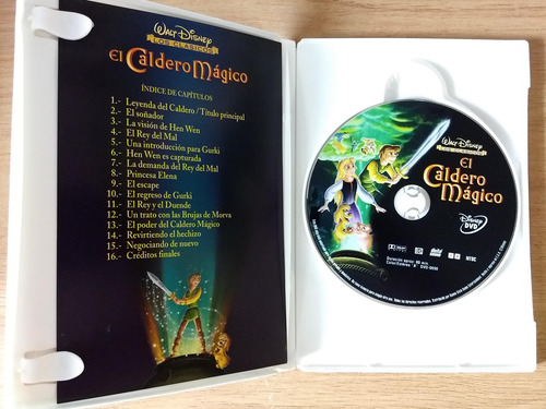 Caldero Mágico (1985) Dvd Walt Disney / Animado / Infantil (Usado)