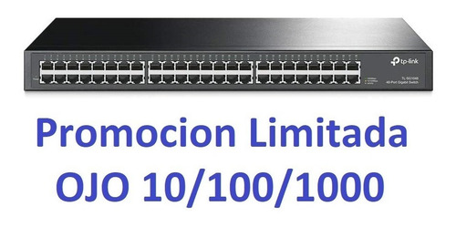 Imagen 1 de 6 de Switch 48 Puertos Tp-link 10/100/1000 Tl-sg1048