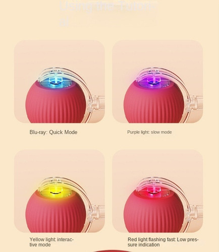 Para Bola De Brinquedo Automática Recarregável Usb Para.