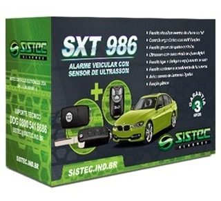 Alarme Automotivo Sistec 986 Com Chave Canivete Vw Fiat Gm