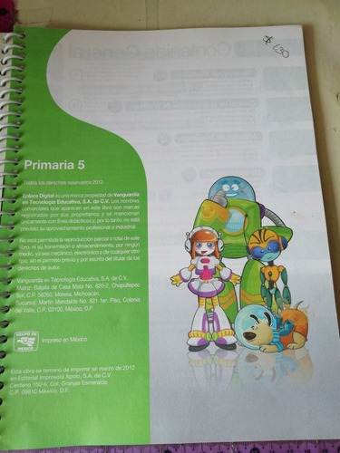 Enlace Digital Primaria Quinto Grado (Usado)