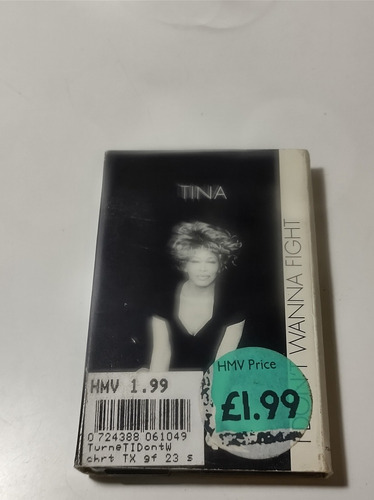 Tina Turner I Don't Wanna Fight Single Cassette Ed Uk Origin