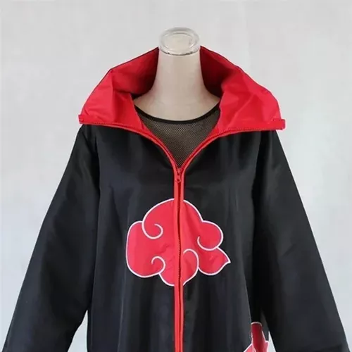 Colete Cosplay Traje Anime Naruto Akatsuki Nuvem Vermelha Impressão  Colheita Topo Umbigo Nu Colete Senhoras Rendas-up Camisola - Derivados De  Animação / Produtos Periféricos - AliExpress