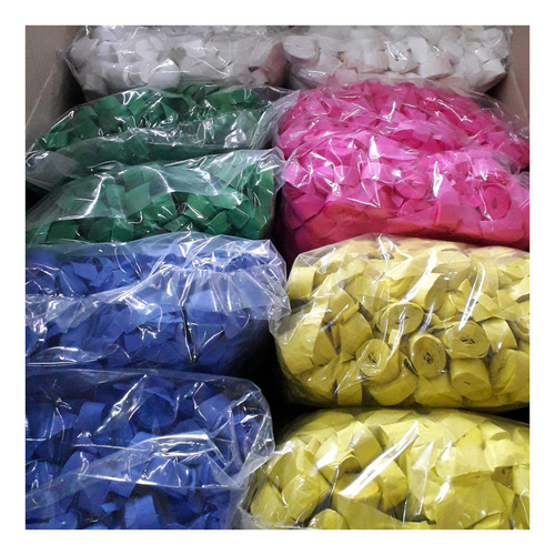 Papel Serpentina Seda (1kg) Cores Skyfest Cor Rosa