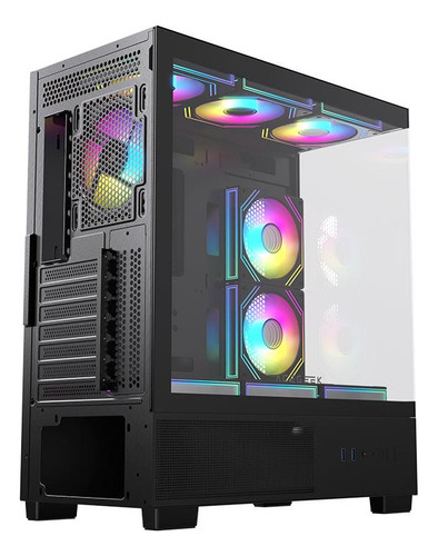 Gabinete Gamer Acegeek Echo Mid-tower Lateral De Vidro Preto
