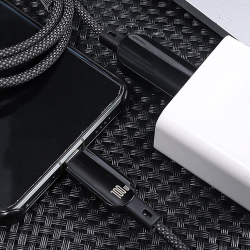 Cabo De Dados De Display Digital Led Usb Tipo C De Carregame