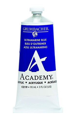 Grumbacher Academia Pintura Acrílica, 90 Ml / 3 Oz Tubo Metá