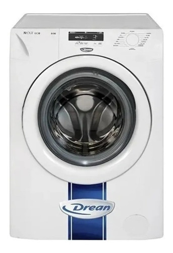 Lavarropas Drean 6 Kg 600 Rpm Lcd Puerta Extra Grande Beiro