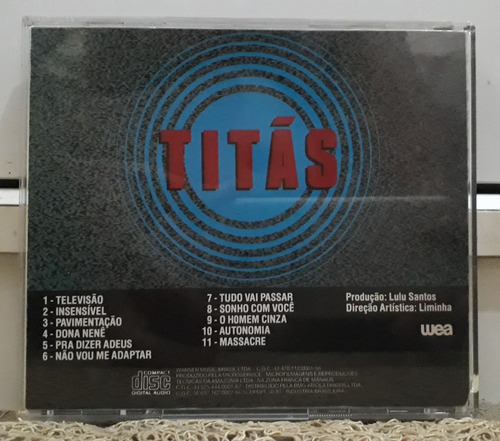 Cd Titãs Televisão 1985 | Primeira Edição S/ Código Barra :) (Usado)