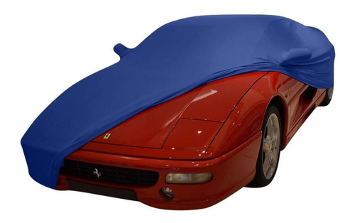 Cubierta Coche Para Interior Adapta Ferrari F355 Azul Espejo