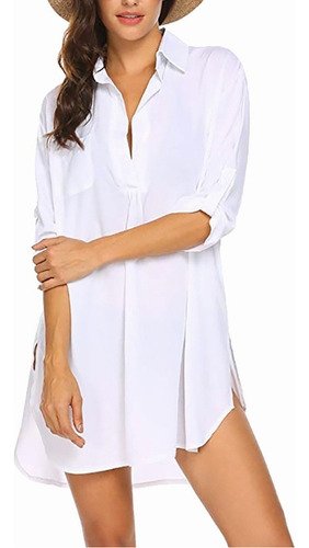 Mujer Traje De Playa Baño Cover Up Bikini Blusas Vestidos