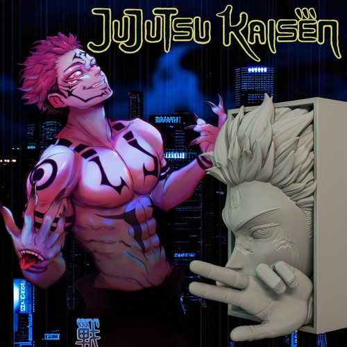 Sujeta Libros - Book Nook - Manga / Anime - Varios Modelos Jujutsu Kaisen - Sukuna