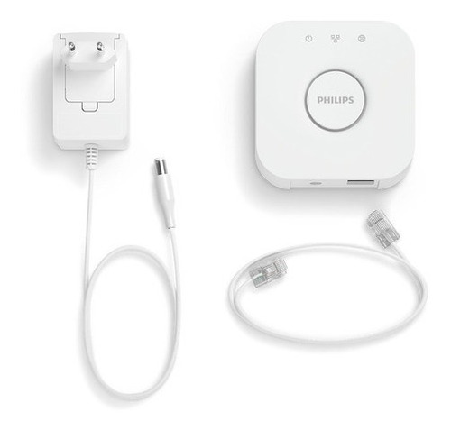 1 unidad Apple HomeKit y Google Assistant compatible con  Alexa iluminación inteligente Puente de conexión controlable vía WiFi Philips Hue 