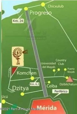 Imagen 2 de 5 de Terreno En Venta En Merida Komchen Mt 22-977