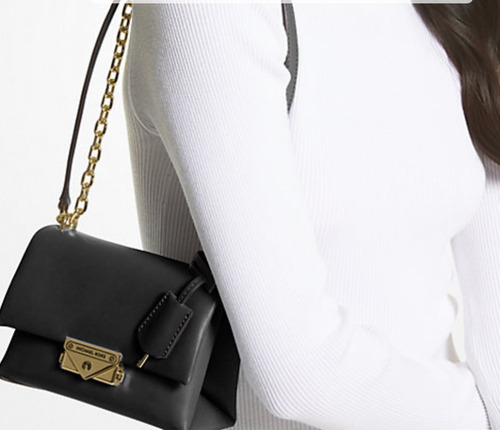 Bolso De Hombro Cece Small De Michael Kors Negro