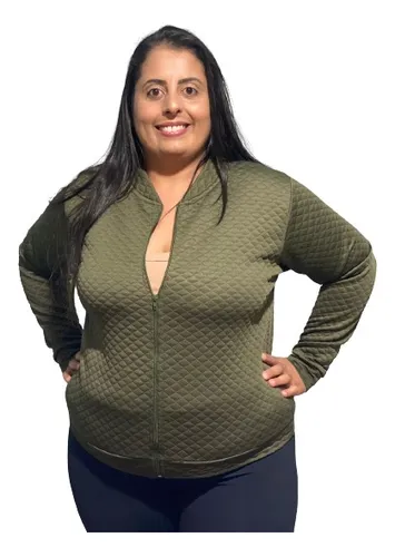 Casaco matelasse hot sale plus size