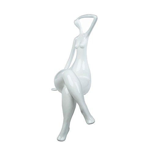 Finesse Decor C-1564pw Isabella Resin Sculpture, Blanco