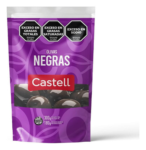 Aceitunas Olivas Negras Castell Sin Tacc 300gr