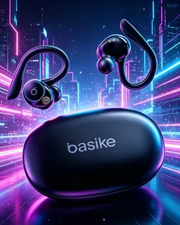Fone De Ouvido Bluetooth 54 Tws Com Ear Clip E Gancho Som Hifi Graves Potentes E 3d 50h Bateria E Carga Rapida Enc Cancelamento De Ruido Ipx6 Prova