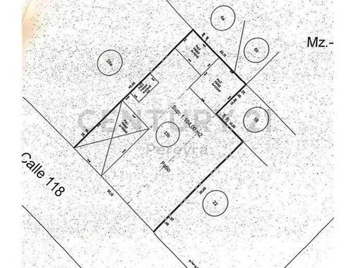 Imagen 6 de 6 de 118 34 Y 35. Lote 1200m2 En Venta, La Plata