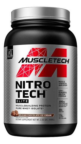 Muscletech Nitro-tech Elite Proteina Aislada Isolate 2.2 Lb