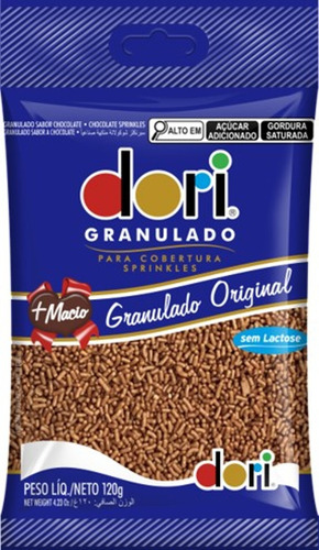 Granulado Dori 120g (chocolate, Mescla E Color) - Kit 12 Und