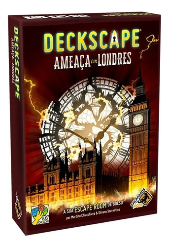 Deckscape Ameaça Em Londres Jogo De Cartas Galapagos Dks002