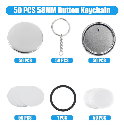 Suministros De Llaveros Button Maker, Kit Para Hacer Alfiler