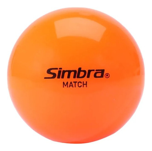 Bocha De Hockey Simbra Match Pvc Competición Naranja 