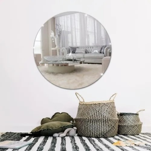 Imagem 2 de 6 de Espelho Decorativo Acrílico 30x30 Cm - Promoção