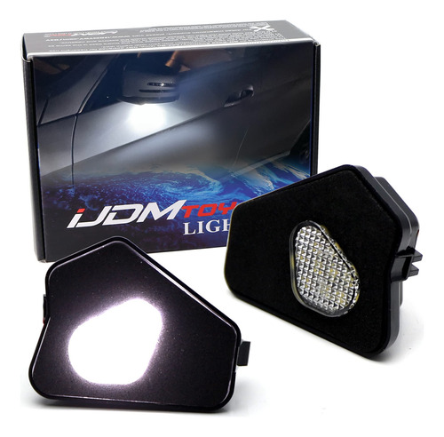 Ijdmtoy Luz Led Charco Espejo Para Debajo Lateral 18-smd C