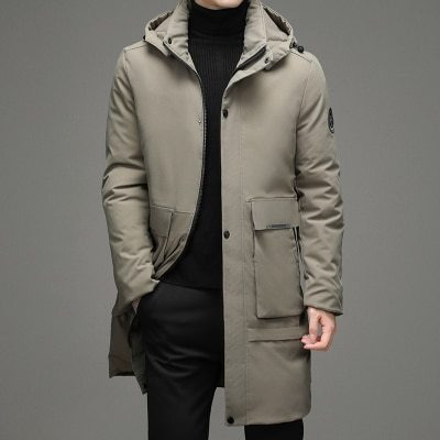 Parkas Impermeables Gruesas De Invierno Para Hombre - Ropa C