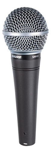 Micrófono Dinámico Vocal Shure, Cardioide, Gris